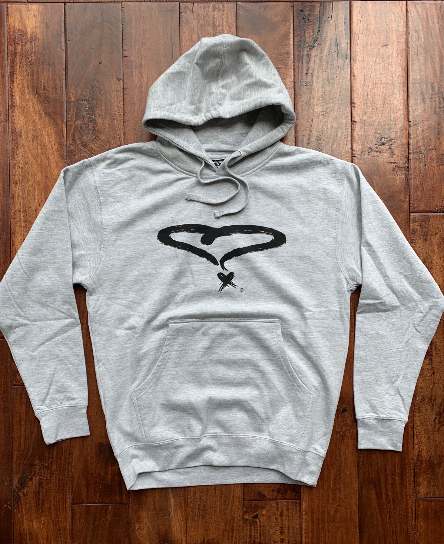 black heart hoodie